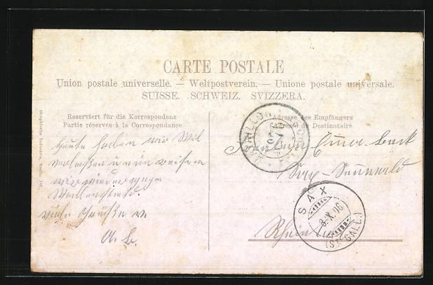 Cartoline postali: AK Turbenthal, Ortsansicht mit Kirche – Usato da Berlin venduto da bartko-reher 1