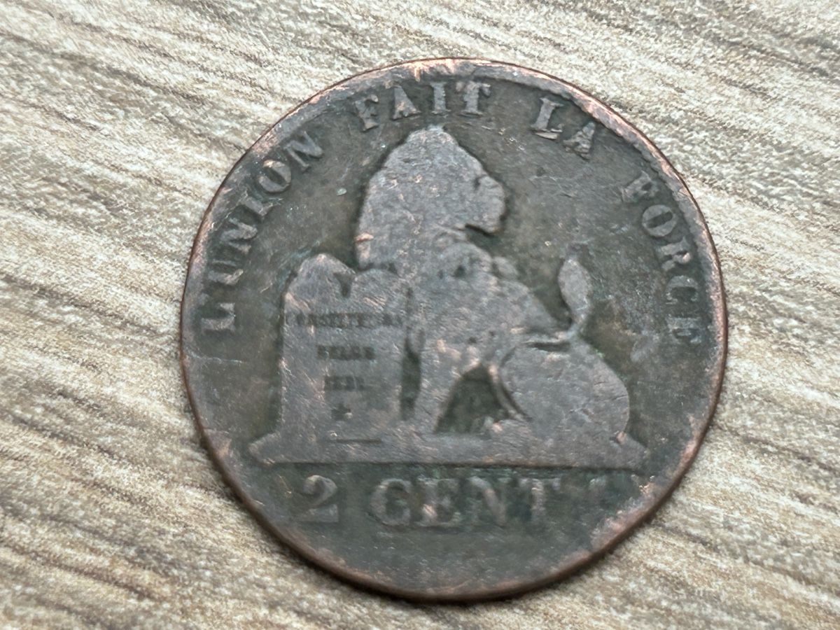 Tutti le monete: Belgien 2 Cent 1864 – Usato da möhlin venduto da Caja1