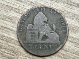 Belgien 2 Cent 1864
