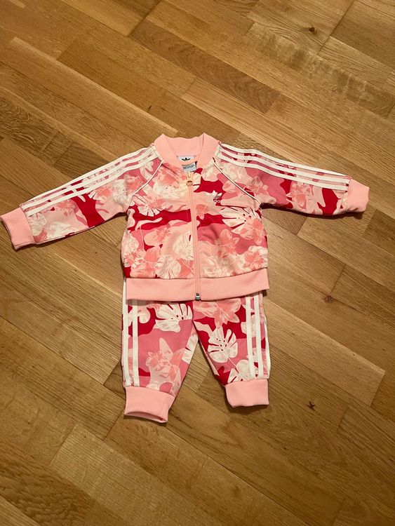 Adidas anzug baby rosa best sale