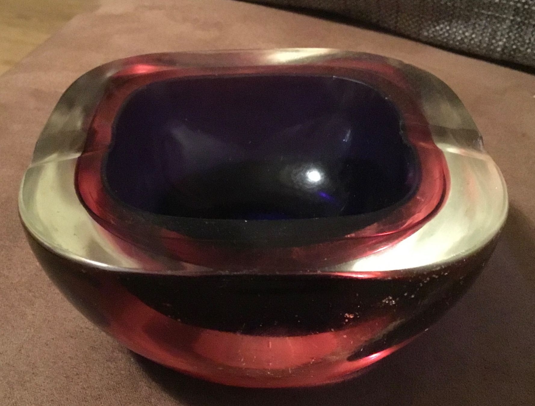 Murano Portacenere: Murano Glas Schale, Vintage Aschenbecher – Usato da Schlieren venduto da Jeajet 7