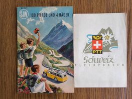 Vintage SJW Heft 1948 + prospekt PTT 1939