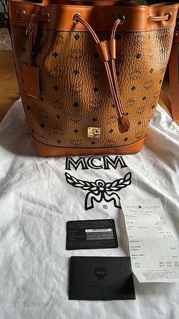 Sehr schöner MCM Beutel Cognac
