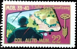 Soldatenmarke 2.WK, Mun Lastw Kol 22, Aufdruck, Wi Trsp 72