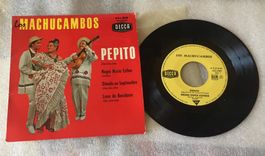 Los Machucambos Pepito +3 Titles Samba Cha Cha 1961 7" Vinyl