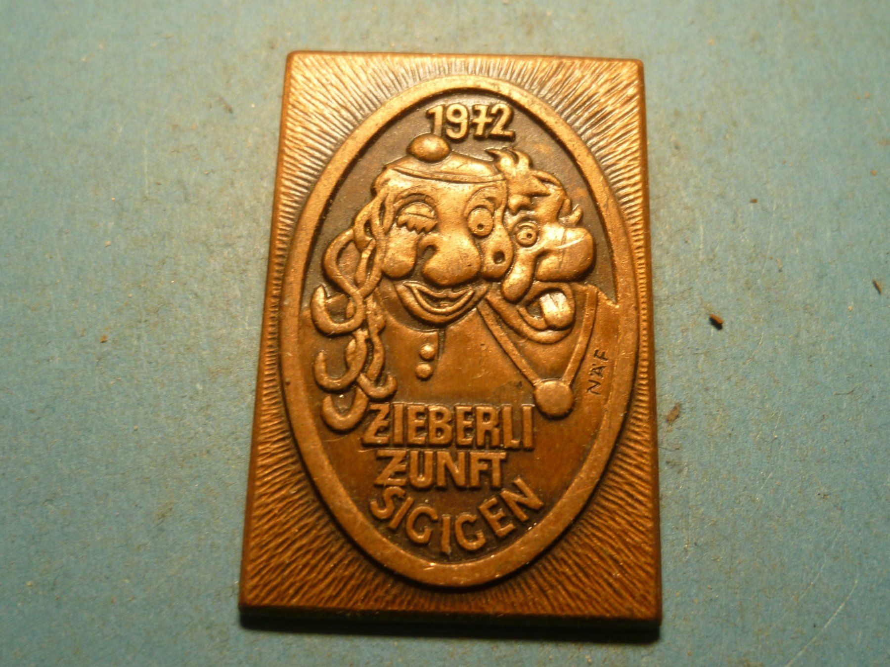 Plaketten & Abzeichen: SIGIGEN 1972 BRONZE – Gebraucht aus Ried (Muotathal) von Mandarin02