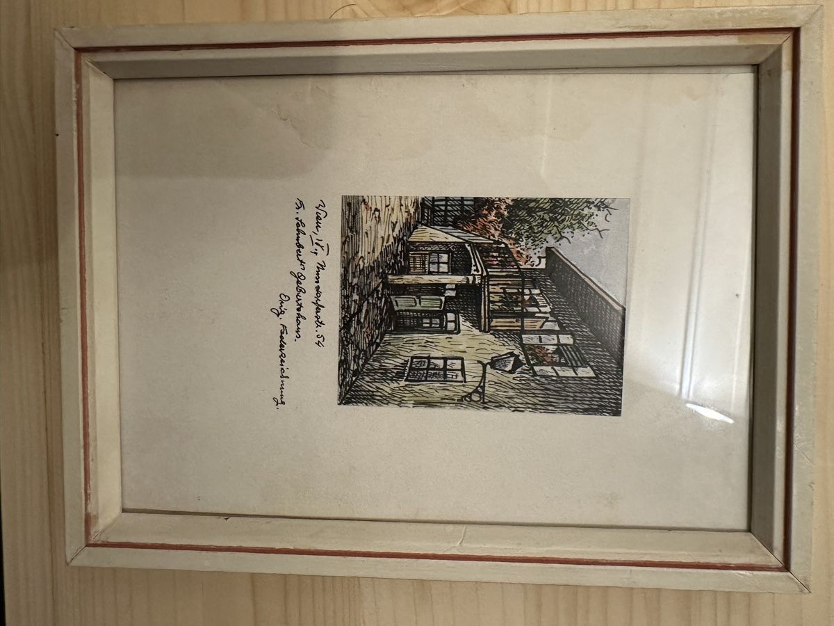 Foto & Immagini: Gerahmte Radierung, Häuser Architektur, Winterdeko. – Usato da Seuzach venduto da kaufes8 3