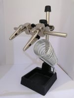 Löthilfe mit Klemmbacken + Lötspitzenhalter Metall neuwertig