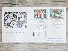 CL05 Enveloppe + Timbre Poste Vaticane 1980