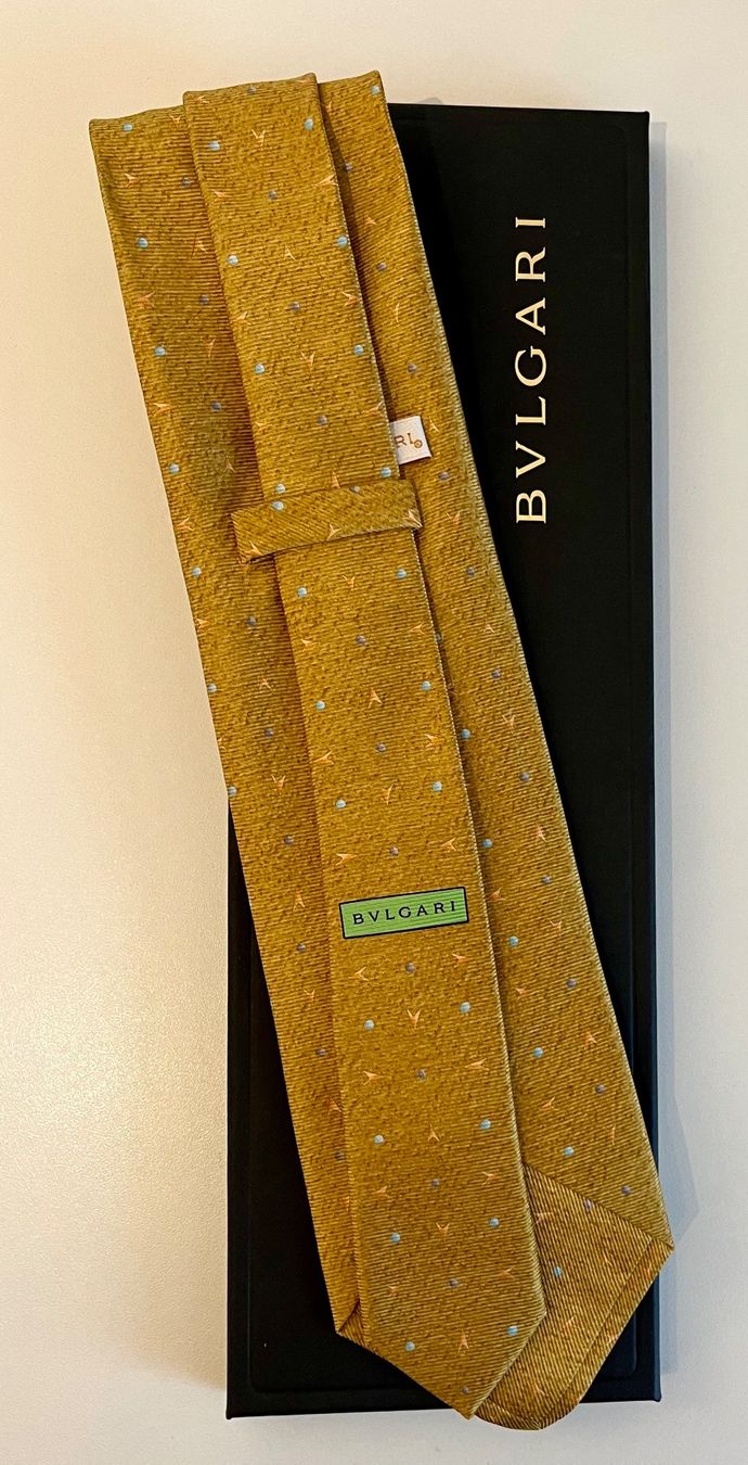 Bulgari Krawatten: Bulgari Krawatte (100% Seide) – Neu und originalverpackt aus Basel von Ch2005 1