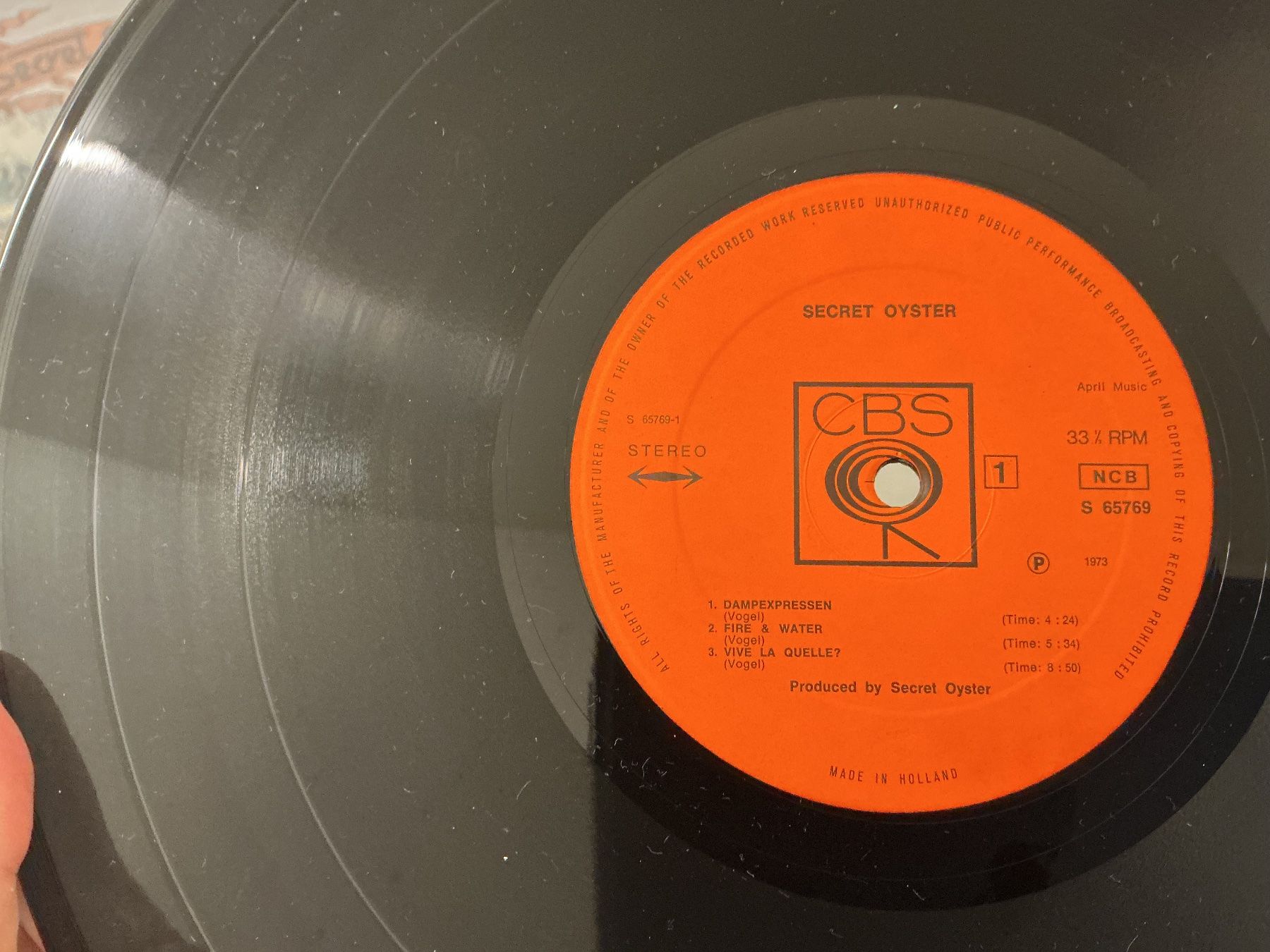 Schallplatten: Secret Oyster LP – Gebraucht aus Winterthur von Tumko-Vinyl 2