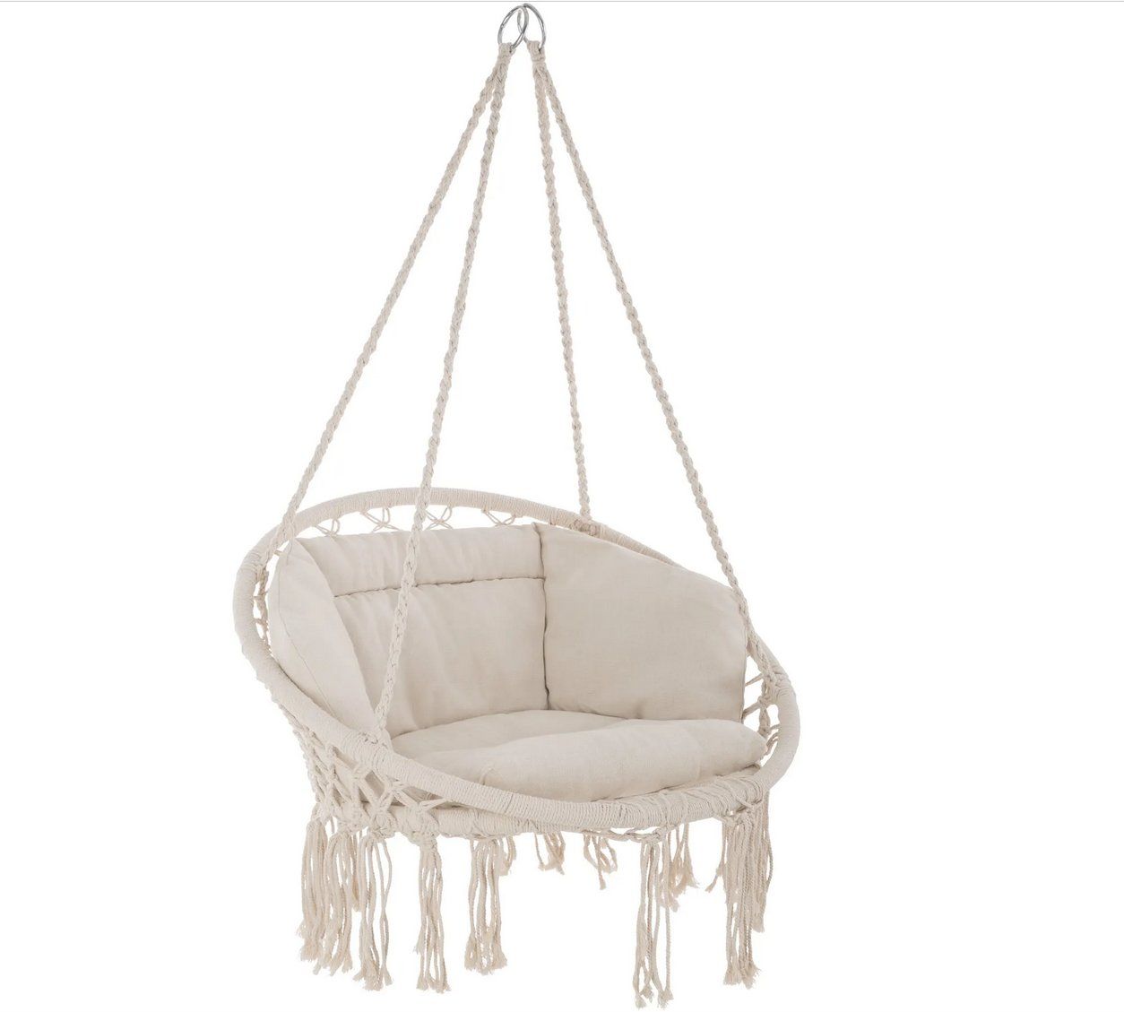 Poltrone pensili da giardino: Hängesessel Grazia beige – Nuovo (secondo la descrizione) da Steinhausen venduto da Retourenprofis 1