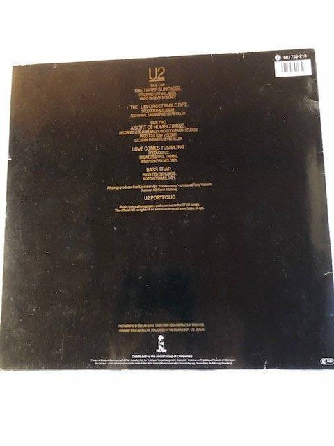 Dischi in vinile: U2 – Usato da Aarwangen venduto da Jukebox3 3