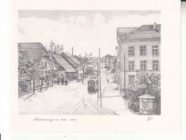 Aarwangen um 1900, Graphik Stefan Lerand