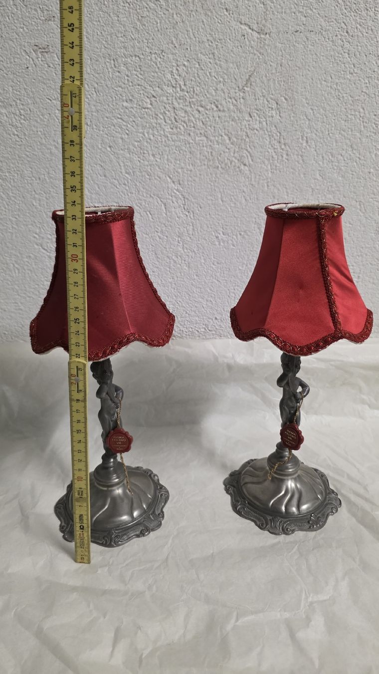 Lampade: Tischlampen Paar, Engel – Usato da Zürich venduto da anna.caterina 3