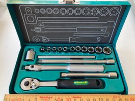 Steckschlüssel Ratschen Set 1/4 Zoll, guter Zustand
