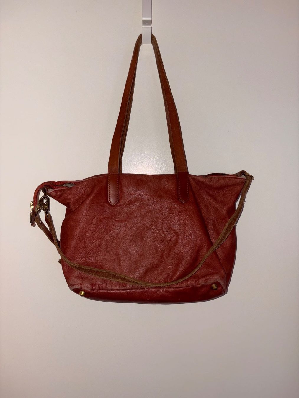 Borse da donna: Cognacfarbene Lederhandtasche von MIMI BERRY – Usato da Zürich venduto da triangular