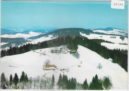 Flugaufnahme Bachtel-Kulm im Winter