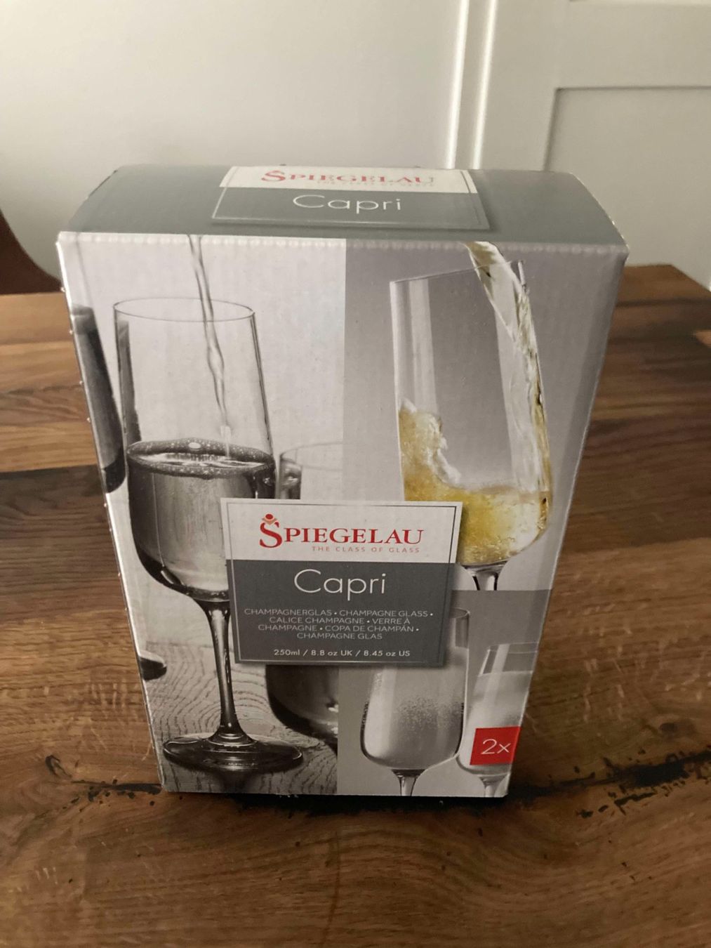Bicchieri: 2 Spiegelau Capri Champagnergläser neu – Nuovo e nell'imballaggio originale da Grüningen venduto da olivia1283