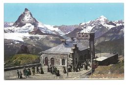 Zermatt (VS) Bahnhof - Gornergrat-Bahn - Matterhorn - 1912