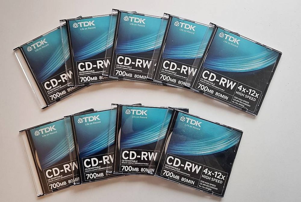 9 CD-RW Rohlinge (Neu (gemäss Beschreibung)) in Kilchberg ZH für CHF 5 ...