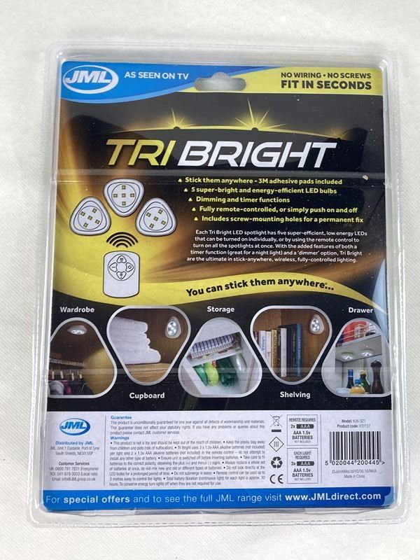 Lampade: JML | Tri Bright | LED Spotlights | 3er Pack – Nuovo e nell'imballaggio originale da Wittenbach venduto da Restwert_St-Gallen 1