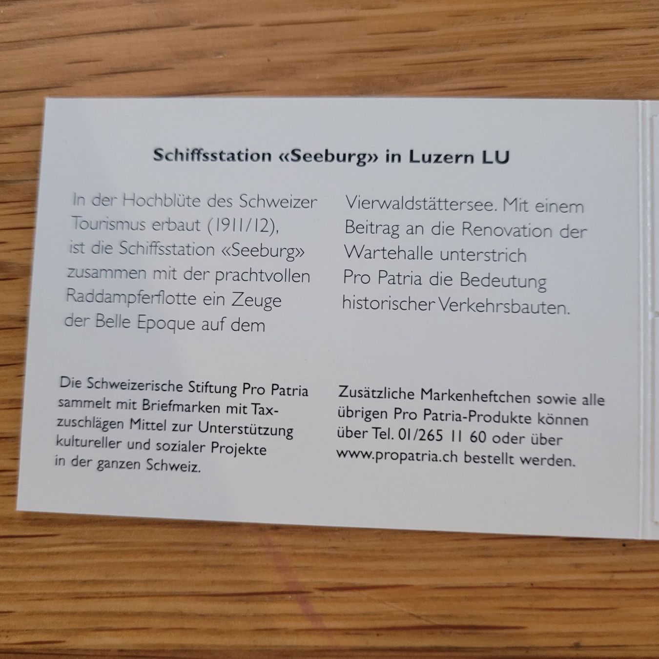 Tous les timbres: Markenheftchen Carnet De Timbre Pro Patria 2004 – D'occasion à Biel/Bienne par Destockweb 1