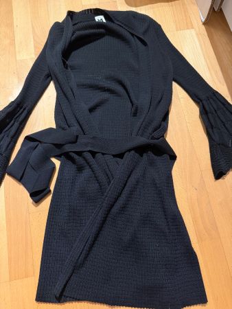 Vintage Missoni Strickjacke Merino schwarz CH Gr. 40 wie neu