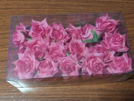 Roses artificielles roses - lot de 33 - Déco mariage💐