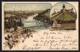 Litho Schaffhausen, Ortsansicht, Munoth