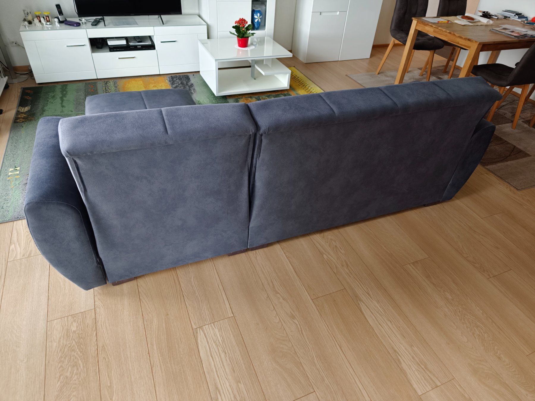Divani: Ecksofa in Dunkelblau auch als Bett – Usato da Sulgen venduto da pen_hf7f 2