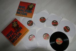 8 Stk. LP's Wir machen Musik