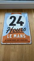 24h Le Mans Blechschild Vintage