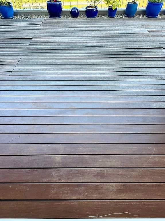 Holzartikel: Massive Terrassendielen Mahagoni, gebraucht – Gebraucht aus Baar von Rmedicus 1