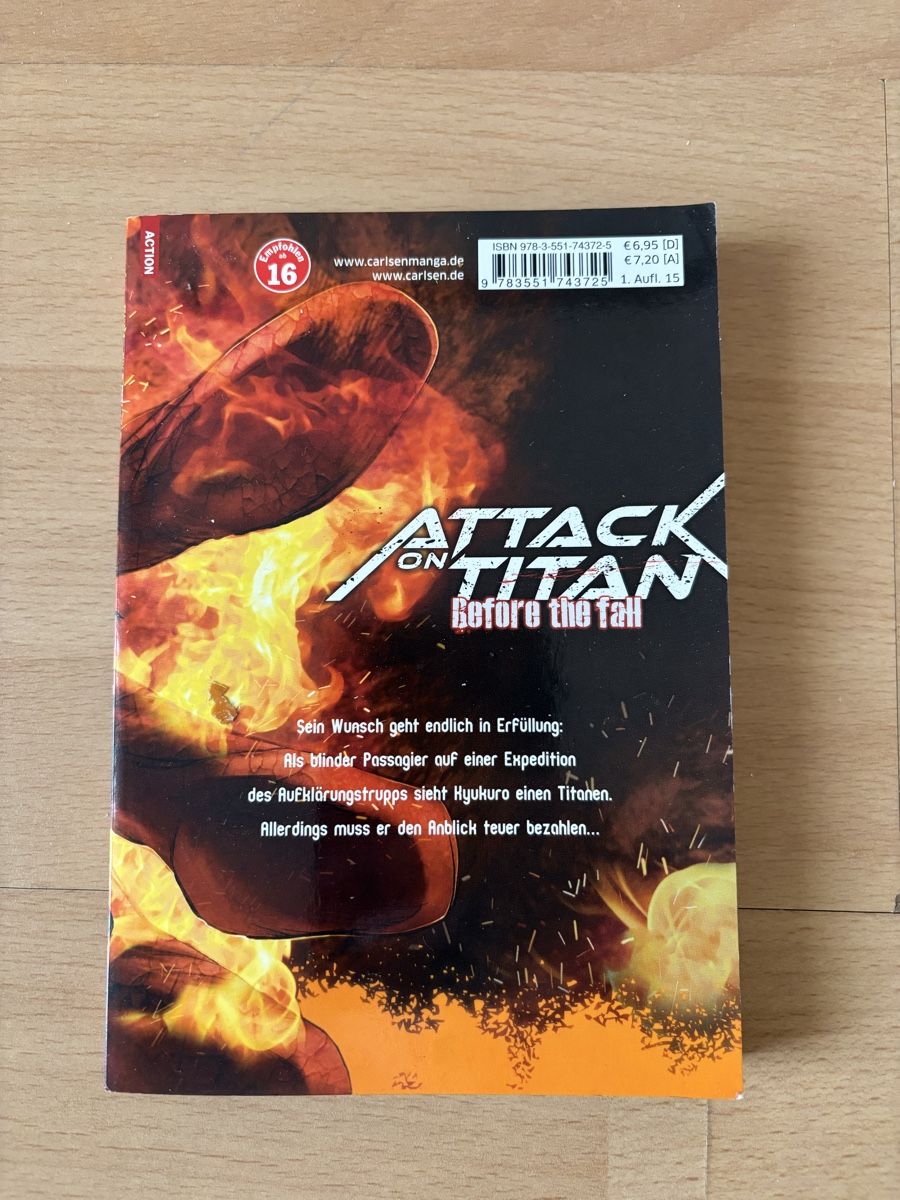Fumetti: Mangas Attack on Titan Before the fall Vol 2+3 Deutsch – Usato da St. Antoni venduto da dazzxed 4