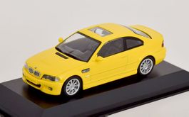 BMW M3 E46 Coupé 2000-2006 gelb       1:43 von MaXichamps /