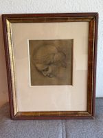 Vintage Skizze des Frauenkopfes von Leonardo da Vinci 🖼️✨