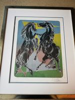 Erni Hans Original Farblithografie mit original Signatur
