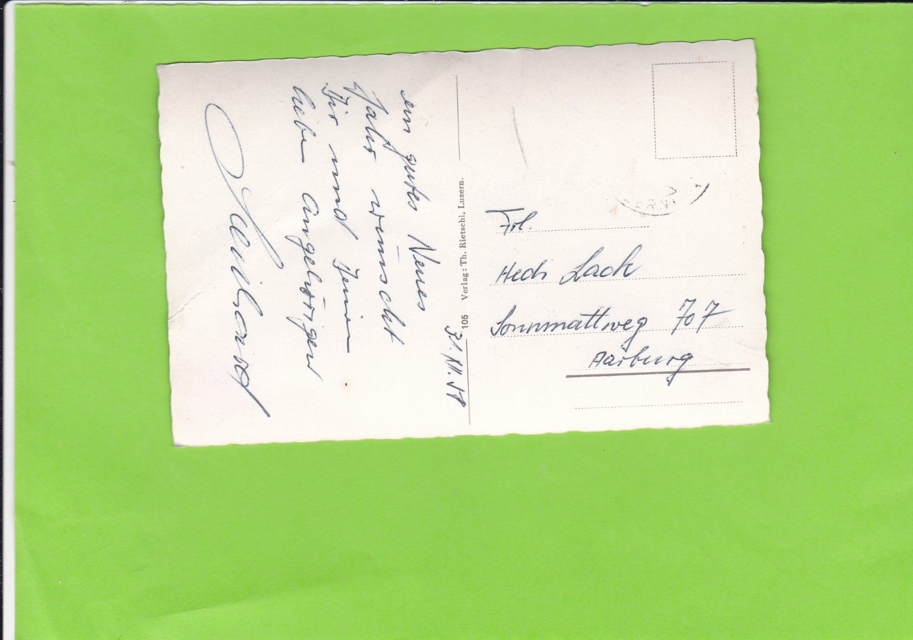 Cartoline postali: Luzern mit Pilatus – Usato da St. Peterzell venduto da neckertal 1