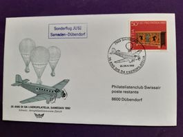 Sonderflug JU-52 Samedan-Dübendorf 25./26.4.92