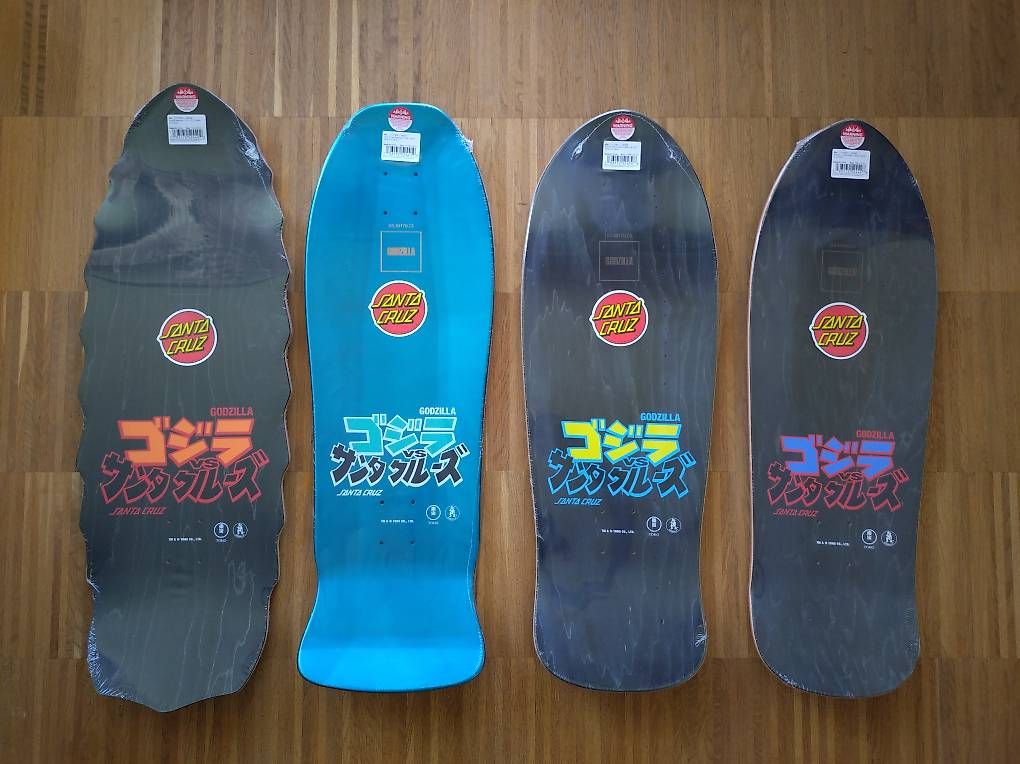 Santa Cruz Skateboards: Santa Cruz - Godzilla Skateboard Decks – Usato da Ibach venduto da Rgwerder 2