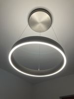 LED-Pendelleuchte Lahti rund40 nickel 48W