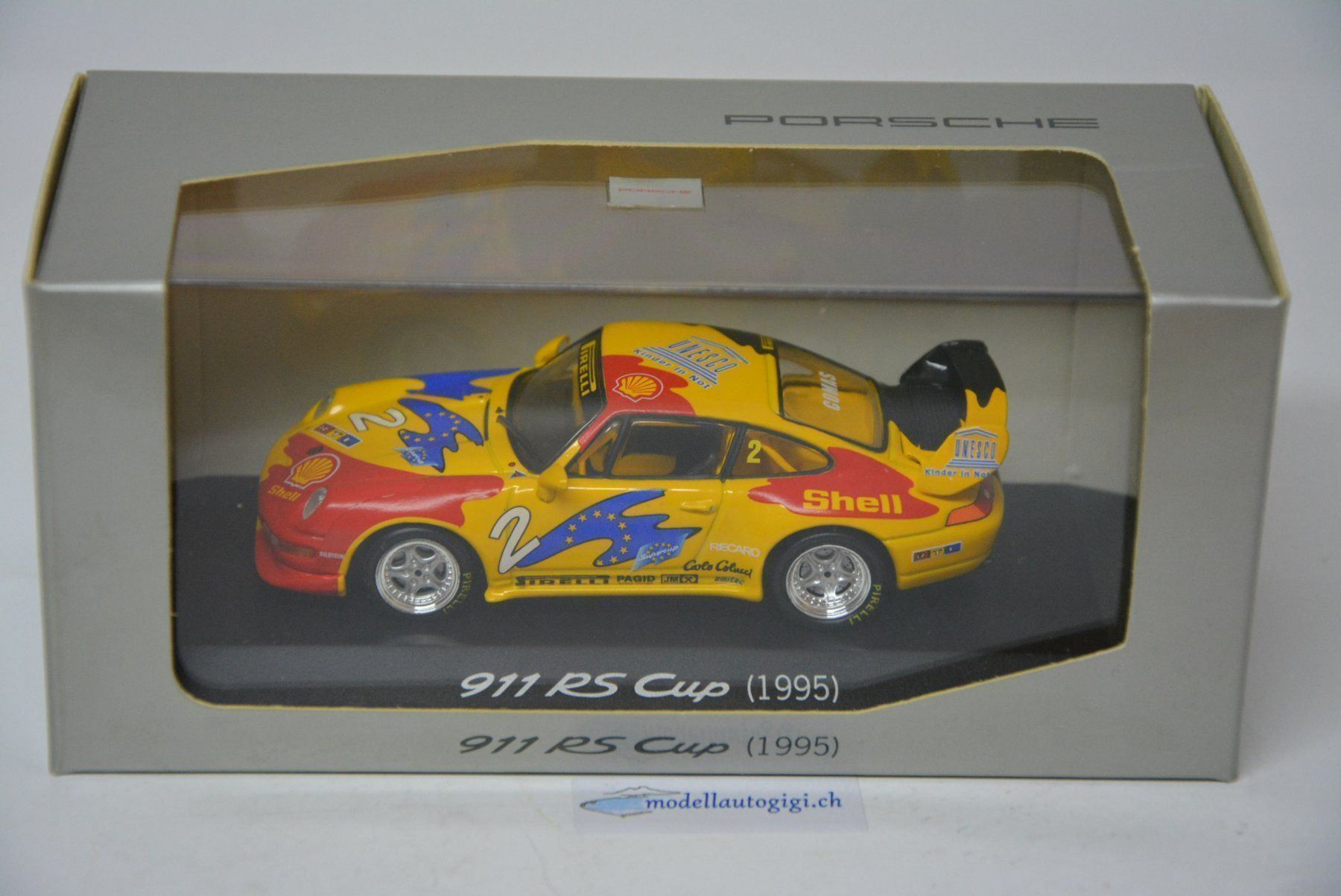 Porsche Modellautos: Porsche 911 RS Cup #2 1995 , 1:43 – Neu und originalverpackt aus Goldach von Feivel9