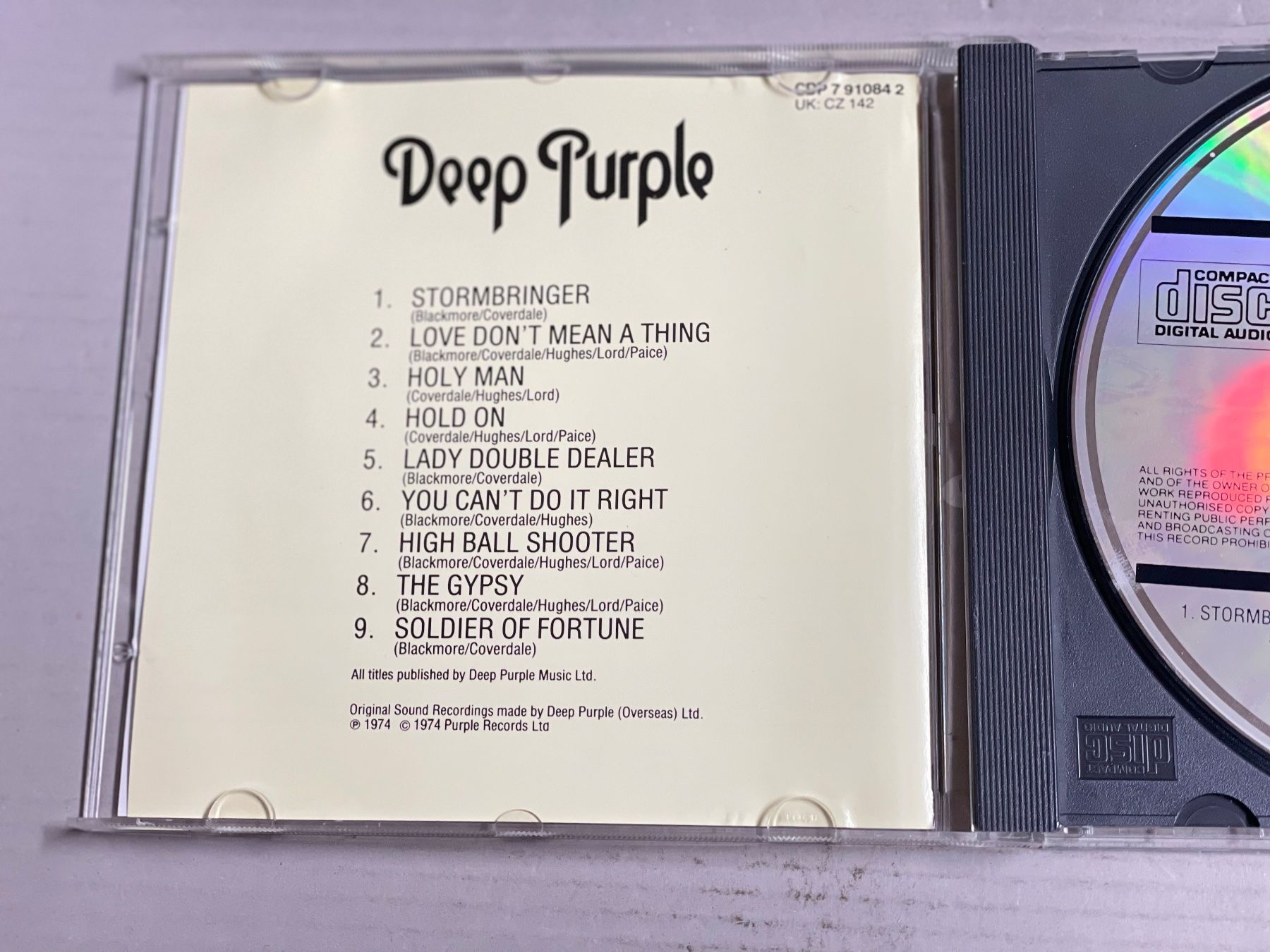 CD: Deep Purple - Stormbringer – Usato da Muri b. Bern venduto da AdidasCollector 3