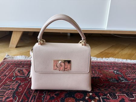 Furla 1927 Leder Handtasche Nude mit Schulterriemen