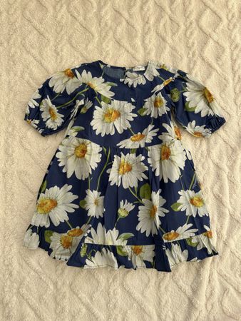 Kleid Monnalisa blau mit Gänseblümchen für 8 Jahre