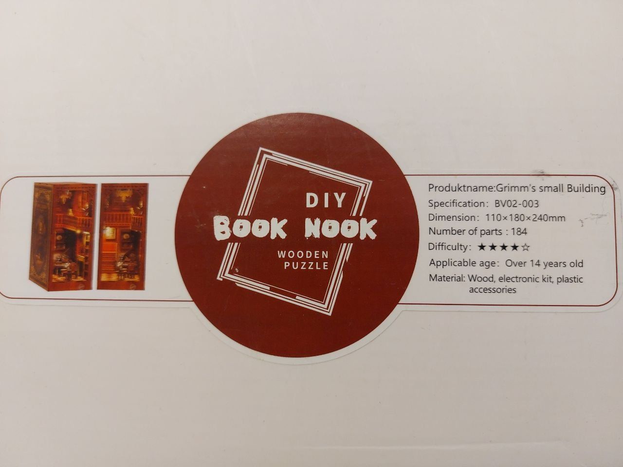 Livres: Book Nook Grimms Small Building – Neuf avec emballage d'origine à Pambio Noranco par Pol69 4