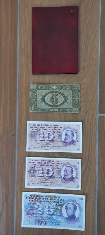 5er Note / 10er Note / 20er Note in schönem Etui (Gebraucht) in Stans ...