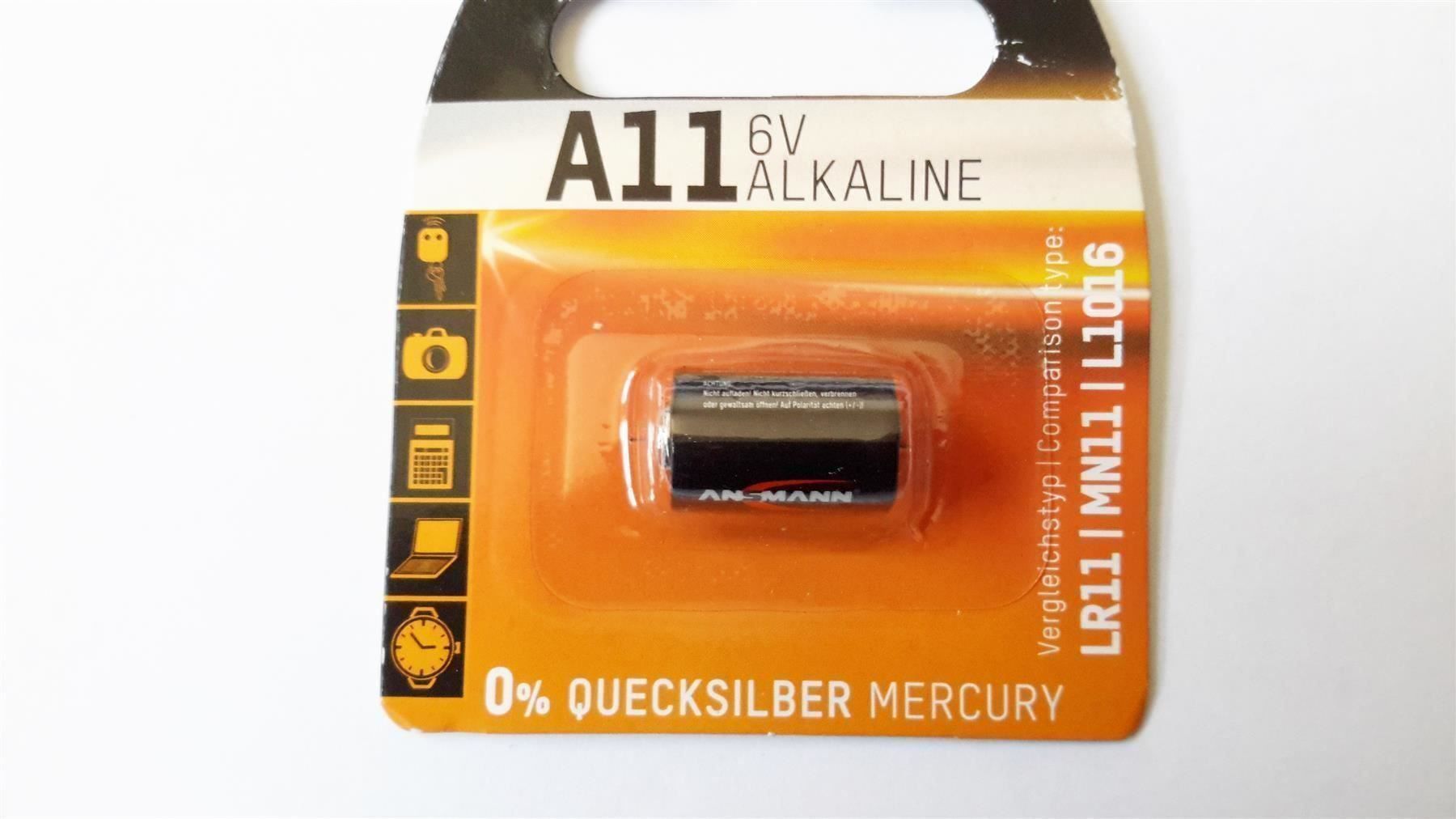 Caricatori & Batterie: Batterie Alkaline A11/LR11, 6V, ANSMANN – Nuovo e nell'imballaggio originale da St. Gallen venduto da cointec 2
