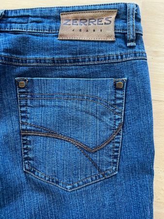 ZERRES Damen Jeans Hose in Gr. 40, Blau